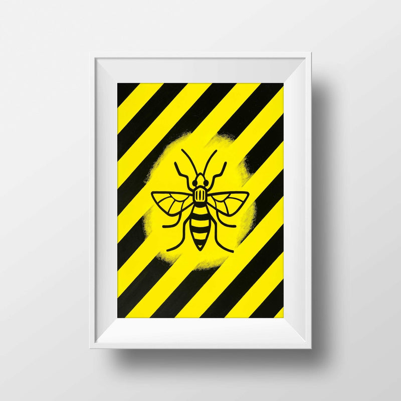 Manchester Bee Yellow & Black