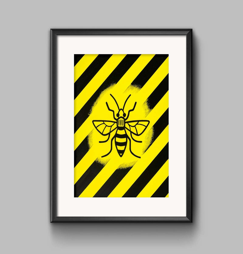 Manchester Bee Yellow & Black
